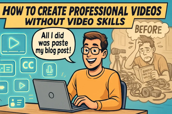 How to Create Professional Videos Without Video Skills